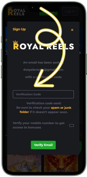 Royalreels17 enter code